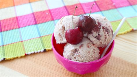 Cherry Vanilla Ice Cream | Tastemade