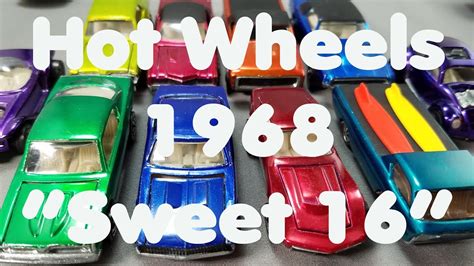 Hot Wheels 1968 Original 16 Models by Mattel Toys - Awesome! - YouTube