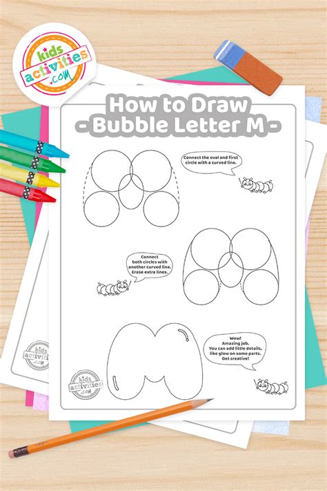 Use this printable tutorial to learn how to draw the LETTER M bubble letter step by step. Bubble ...