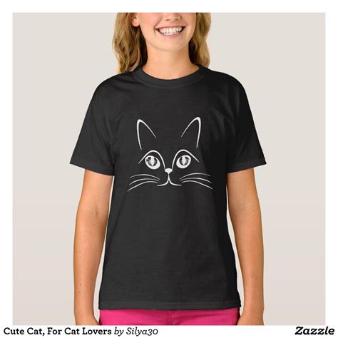 Cute Cat, For Cat Lovers | Tshirt designs, Shirt designs, Shirts