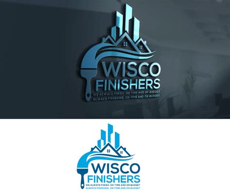 Logo for drywall and painting company | 28 Logo Designs for Wisco Finishers [ tagline: "Always ...