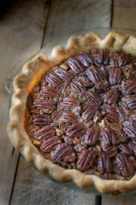 Bourbon Pecan Pie - Culinary Ginger