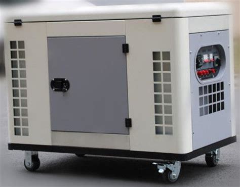 Low Noise 4 Stroke Portable Generator , 12kw Gasoline Power Generators OHV IP23