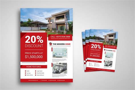 Real estate flyer design inspiration - modernrolf