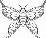 Beautiful Cartoon Butterfly Coloring Pages  Cool sketch template