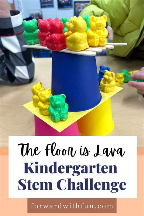 Kindergarten STEM challenge - the floor is lava activity | Kindergarten stem, Stem activities ...