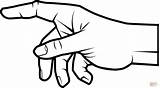 Finger Coloring Pages sketch template