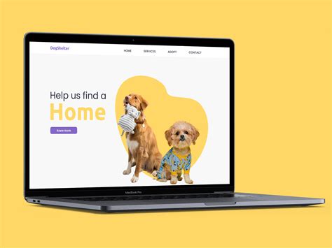 Dog Adoption Website UI :: Behance