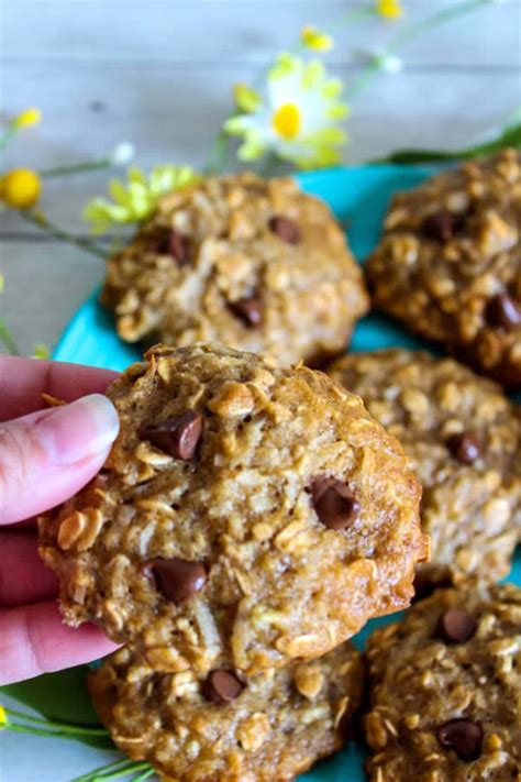 Weight Watchers Cookies - BEST WW Banana Oatmeal Chocolate Chip Cookies Recipe - Dessert ...