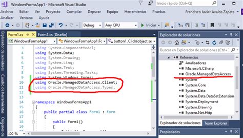 Como conectar a una base de datos Oracle 12c desde una aplicación .Net ...