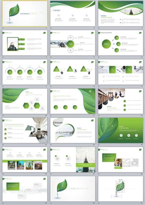 20+ Green Design PowerPoint Templates | Powerpoint design templates, Powerpoint templates ...