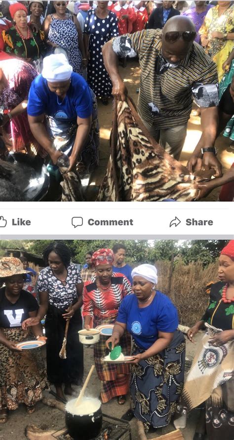 PICTURES: First Lady Auxillia Mnangagwa In Norton Doing Chores For The Elderly – Pindula News