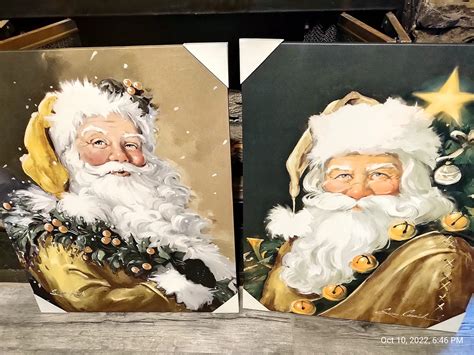 Dollar General Santa Painting