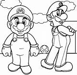Cool Mario And Luigi coloring Page  Download Print Or Color Online sketch template