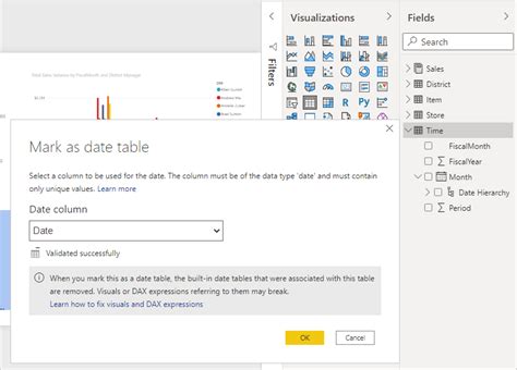 Set and use date tables in Power BI Desktop - Power BI | Microsoft Learn