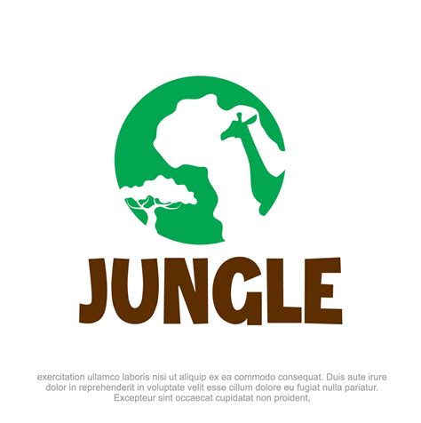 Jungle Vector Logo Design template. Tree and animal logo design template. 17409312 Vector Art at ...