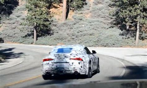 2021 Toyota Supra Spotted Canyon Carving Above LA - autoevolution