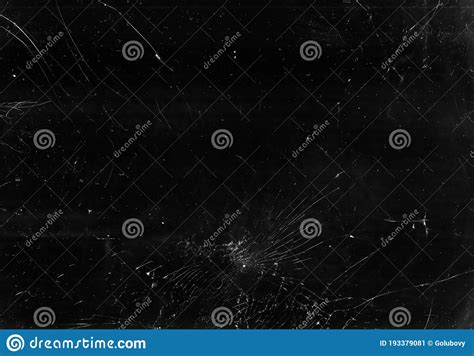 Broken Glass Overlay Aged Texture Tv Screen Dust Stock Image - Image of ...