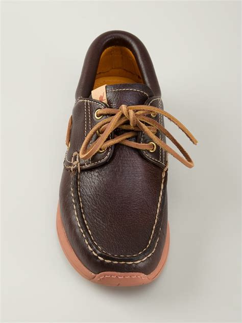 Lyst - Visvim American Folk Deck Shoes in Brown for Men