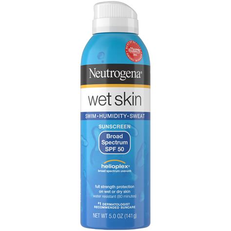 Neutrogena Wet Skin Sunblock Spray, SPF 50, 5.0 oz (141 g) | Shop Your Way: Online Shopping ...