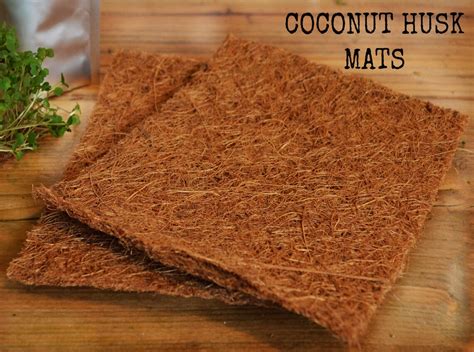 Microgreen Coconut Husk Natural Biodegradable Fibre Growing Mats Various Sizes - Etsy UK