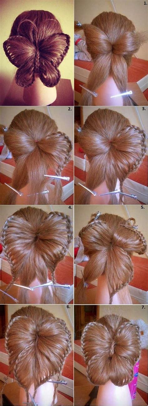 Butterfly Hairstyle - AllDayChic | Frisuren, Haar styling, Geflochtener ...