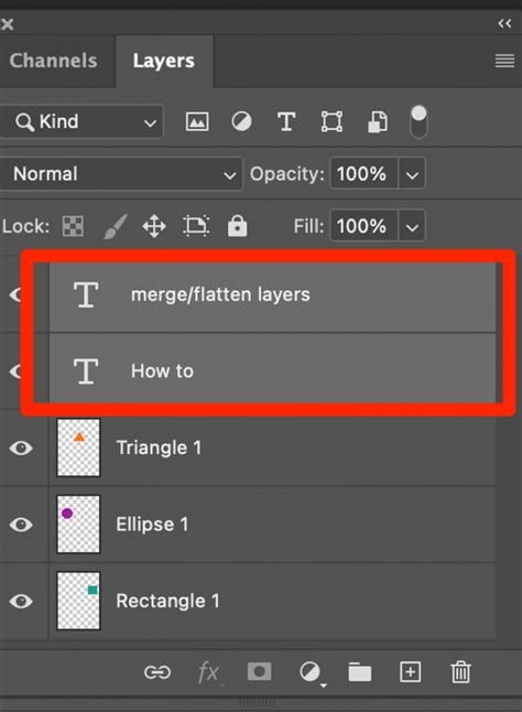 How to Merge and Flatten Layers in Photoshop (Tutorials)