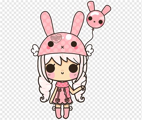 Kavaii Drawing Chibi, cute girl, white, mammal, child png | PNGWing