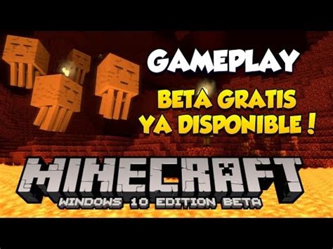 MINECRAFT WINDOWS 10 EDITION GAMEPLAY - YouTube