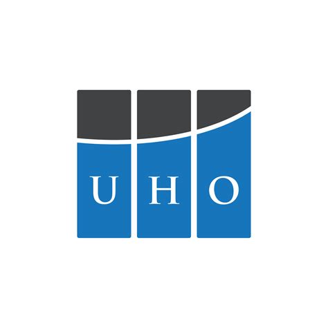 UHO letter logo design on white background. UHO creative initials letter logo concept. UHO ...