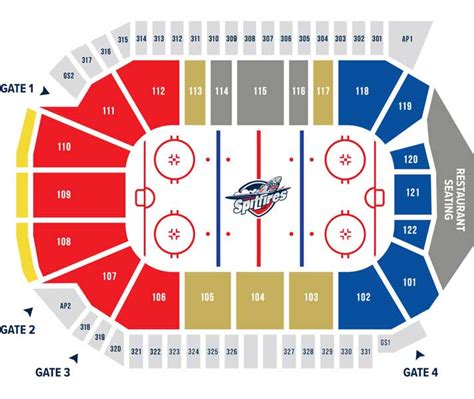 WFCU Centre Seating Chart - Windsor Spitfires - In Play! magazine