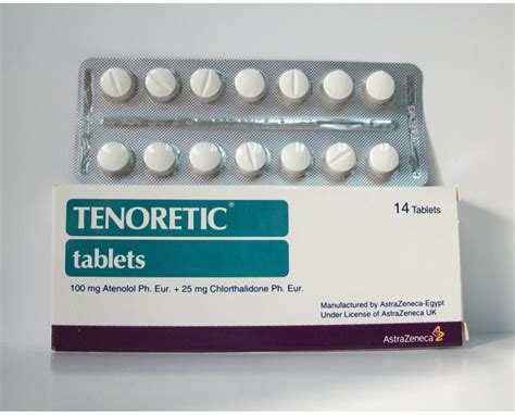 tenoretic 100mg/25mg Tablets - Rosheta kuwait