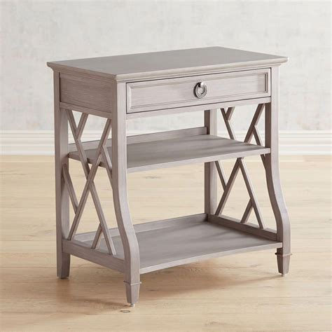 Gray Nightstand #Bedroomcolors | Gray nightstand, Grey bedroom furniture, Furniture