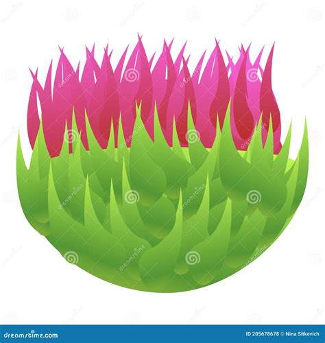 Thistle Icon, Cartoon Style Stock Vector - Illustration of castle, britain: 205678678