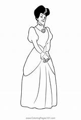 Lady Tremaine Coloring Page For Kids  Free Anastasia Printable sketch template