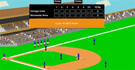 Baseball League Simulator game info.