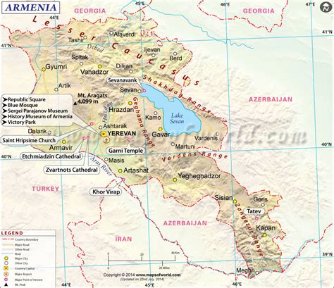 Armenia Map