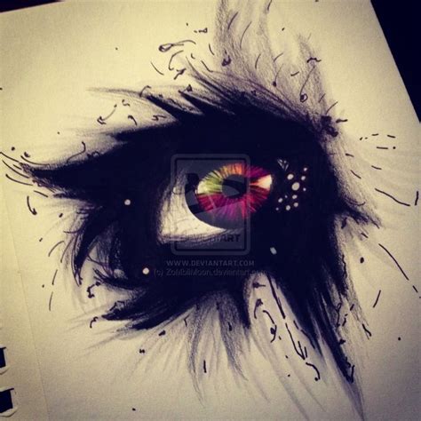 Surreal Eye by ZoMbiiMoon on deviantART | Surrealism drawing, Eye art, Eye drawing