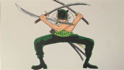 DRAWING ZORO!! | 3 SWORD STYLE!!! | One Piece - YouTube