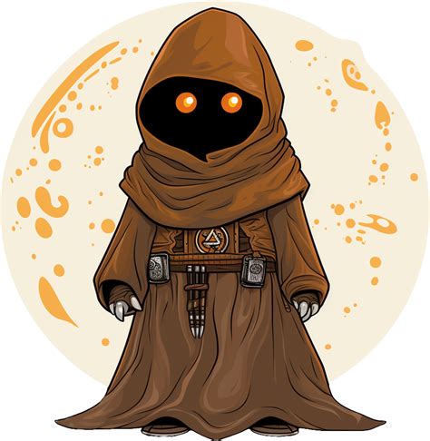 Star Wars (Inspired) "Teeny-Tiny Utinni" HueForge Jawa by ChrisPirillo | Download free STL model ...