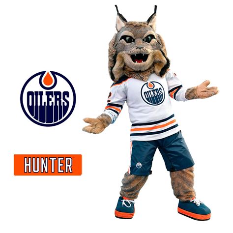 Edmonton Oilers: Hunter 2021 Mascot - Officially Licensed NHL Removable ...