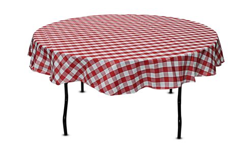 80'' round checkered tablecloth - Valleytablecloth