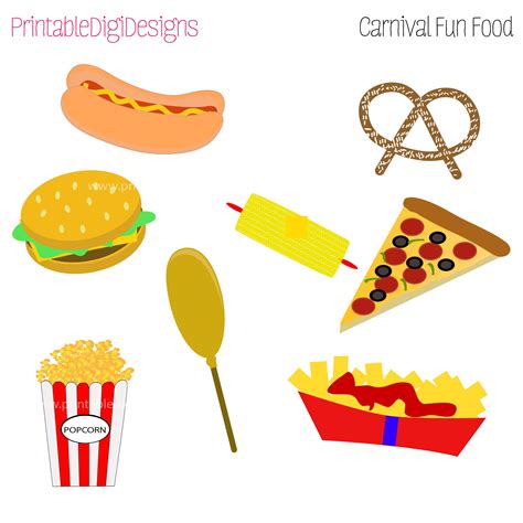 Carnival Fair Foods Clipart clipart | Fair food recipes, Food clipart ...