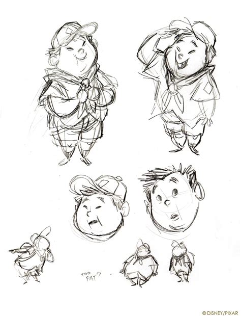 Living Lines Library: Up (2009) - Character Design