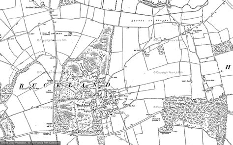 Old Maps of Buckland, Oxfordshire - Francis Frith