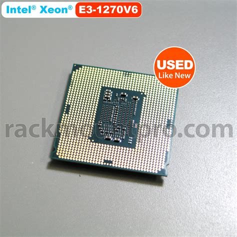 Intel® Xeon® E3-1270 v6 Processor USED For Testing only - Intel® Xeon® E3-1270 v6 Processor USED