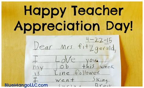 Happy Teacher Appreciation Day!