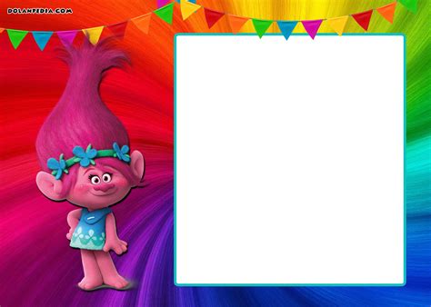 FREE Printable Trolls Invitation Template | Download Hundreds FREE PRINTABLE Birthday Invitation ...