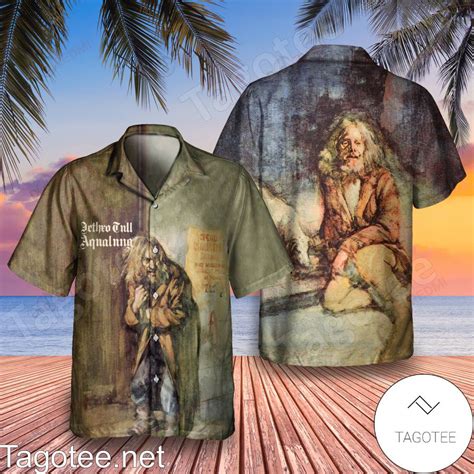 Jethro Tull Aqualung Studio Album Cover Hawaiian Shirt - Tagotee