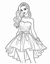 48 Barbie Coloring Pages For Kids And Adults  Our Mindful Life sketch template
